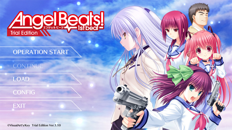 Angel Beats! -1st Beat- Trial Edition Released Online - Blog 